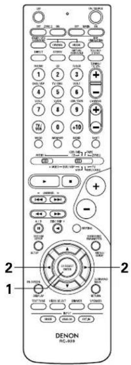 DENON AVR884 - Before playing with the surround function - 12
