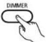 DENON AVR884 - Using the dimmer function - 3