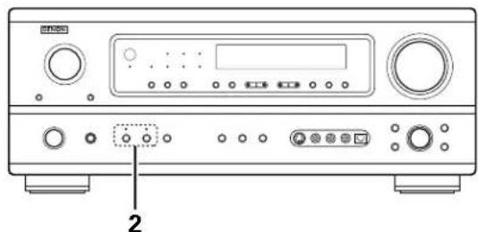 DENON AVR884 - REMARQUES: - 1