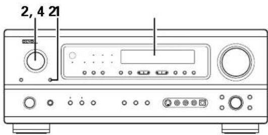 DENON AVR884 - Régler le mode d'enregistrement. - 2