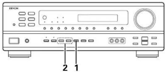 DENON AVR682 - Cancelling the external input mode - 4