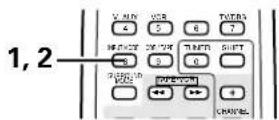 DENON AVR682 - Cancelling the external input mode - 5