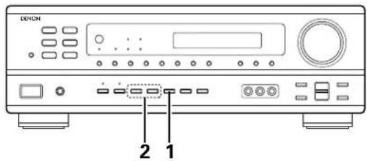 DENON AVR682 - Lecture en utilisant les prises d'entrée externe (EXT. IN) - 4
