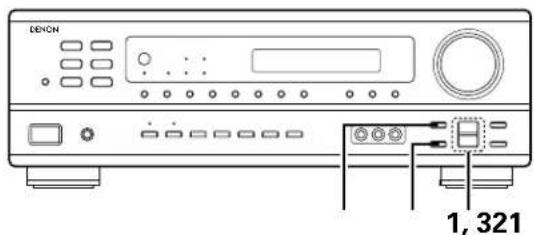DENON AVR682 - REMARQUE: - 3
