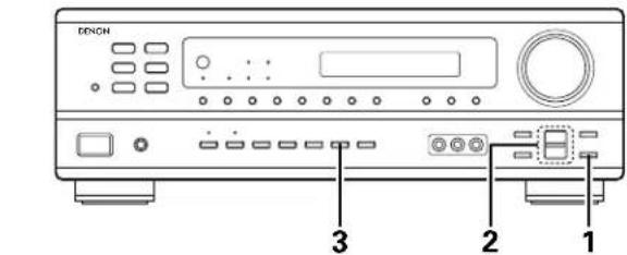 DENON AVR682 - [1] Adjusting the sound quality (tone) - 3