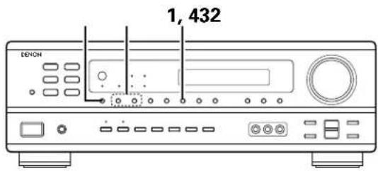 DENON AVR682 - REMARQUES: - 1