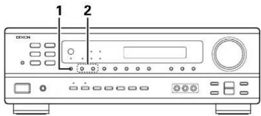 DENON AVR682 - Rappel de stations prérgliées - 5