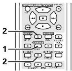 DENON AVR682 - Before playing with the surround function - 14