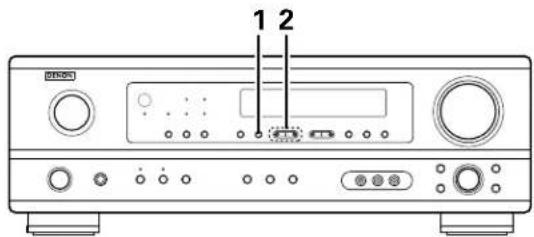 DENON AVR484 - Rappel de stations préréglées - 1