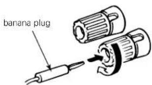 DENON AVR484 - Connecting the speaker cords - 3