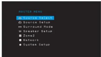 HARMAN KARDON AVR 1710S - Configuración del AVR para los altavoces - 2