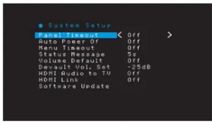 HARMAN KARDON AVR 1710S - Configuración del sistema - 1