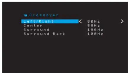 HARMAN KARDON AVR 1710S - Crossover (Filtre) - 1