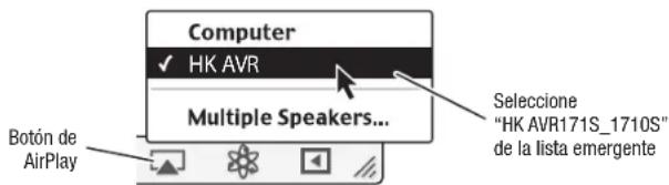 HARMAN KARDON AVR 1710S - Escuchar un dispositivo iPod/iPhone/iPad - 3