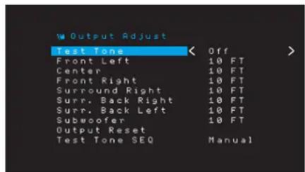 HARMAN KARDON AVR 1710S - Schritt Vier: Kanal-Ausgangspegel manuell einstellen - 1
