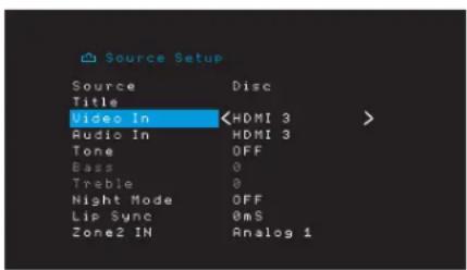HARMAN KARDON AVR 1710S - Configurez vos sources - 3