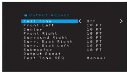 HARMAN KARDON AVR 1710S - Krok czwarty - reczne ustawianie poziomu wyjsciowego kanalów - 1
