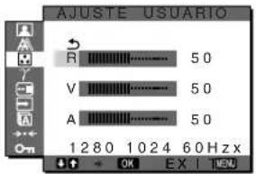 SONY SDMX73 - Pulse los botones ↓/↑ para seleccionar "AJUSTAR" y pulse el botón OK. - 1