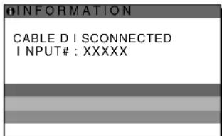 SONY SDMX73 - Pokud se na obrazovce objeví „CABLE DISCONNECTED“ - 1