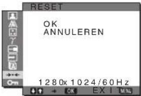 SONY SDMX73 - →← RESET menu - 1