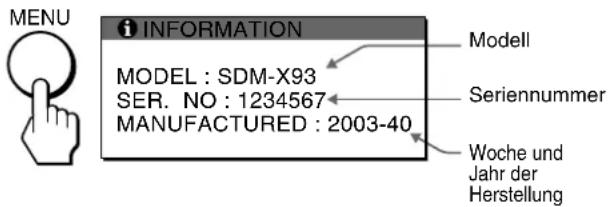 SONY SDMX73 - Fehlersymptome und Abhilfemaßnahmen - 1