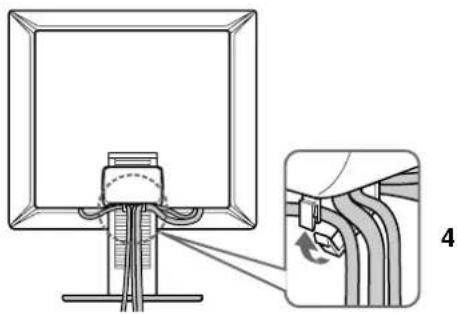 SONY SDMX73 - Setup 4: Bundle the cords and cables - 2