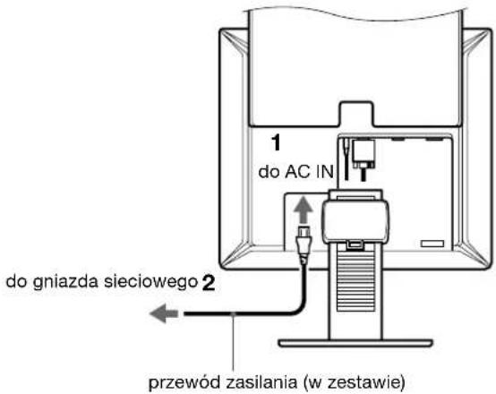 SONY SDMX73 - Konfiguracja 3: Podłączanie przewodu zasilania - 1