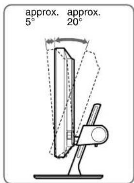 SONY SDMX73 - Setup 6: Adjust the height and tilt - 4