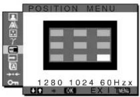 SONY SDMX73 - Menu POSITION MENU - 1