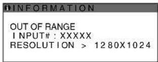 SONY SDMX73 - Ha „xxx.x kHz / xxx Hz” jelenik meg - 2
