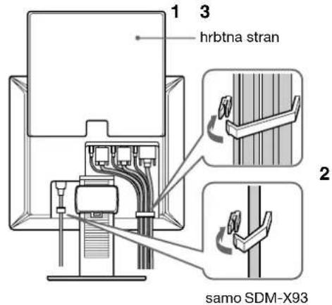 SONY SDMX73 - Nastavitev 4: Združite kable - 1