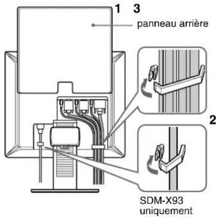 SONY SDMX73 - Réglage 4 : Regroupez les cordons et les câbles - 1