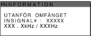 SONY SDMX73 - Om "xxx,x kHz / xxx Hz" visas - 1