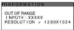 SONY SDMX73 - Pokud se zobrazí zpráva „xxx.x kHz / xxx Hz“ - 2
