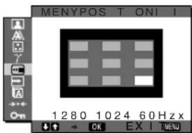 SONY SDMX73 - Menyn MENYPOSITION - 1