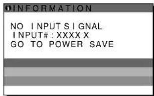 SONY SDMX73 - GO TO POWER SAVE - 1