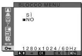 SONY SDMX73 - Menu BLOCCO MENU - 1