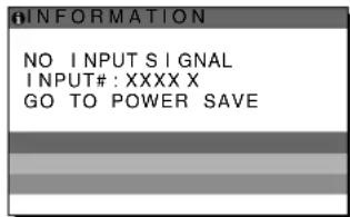 SONY SDMX73 - GO TO POWER SAVE - 1