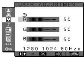 SONY SDMX73 - Pritiskajte gumba ↓/↑ za izbiro »ADJUST« ter pritisnite gumb OK. - 1