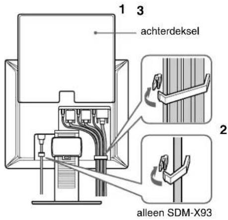 SONY SDMX73 - Instelling 4: Snoeren en kabels bundelen - 1