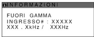 SONY SDMX73 - Se viene visualizzato "xxx.x kHz / xxx Hz" - 1