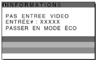 SONY SDMX73 - PASSER EN MODE ÉCO - 1