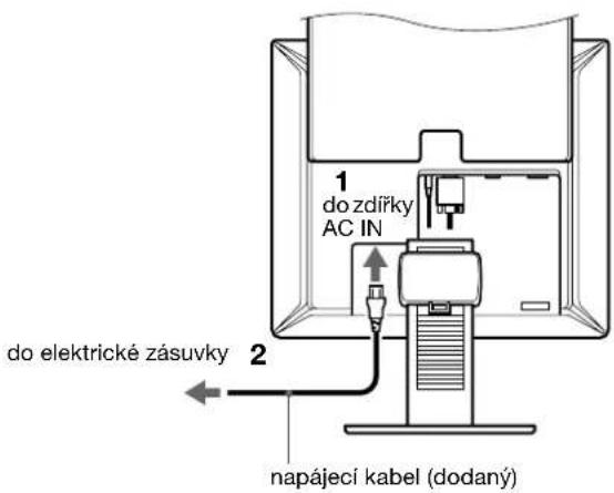 SONY SDMX73 - Instalace 3: Připojte napájecí kabel - 1