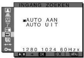 SONY SDMX73 - → INGANG ZOEKEN AAN/UIT menu - 1
