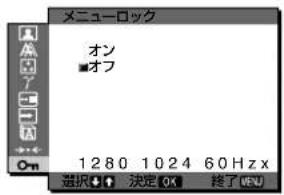 SONY SDMX73 - ロックメニュー - 1