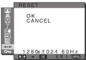 SONY SDMX73 - →← RESET menüsü - 1