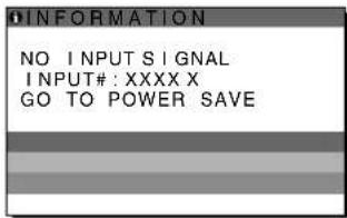 SONY SDMX73 - GO TO POWER SAVE - 1