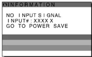 SONY SDMX73 - GO TO POWER SAVE - 1