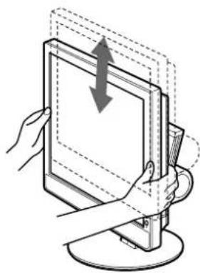 SONY SDMX73 - Réglage 6 : Réglez la hauteur et le degré d'inclinaison - 1