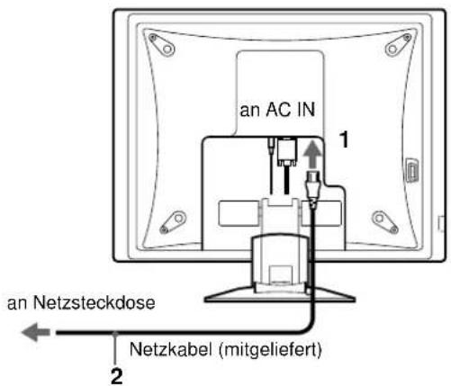 SONY SDMX72 - Schritt 4:Anschließen des Netzkabels - 1